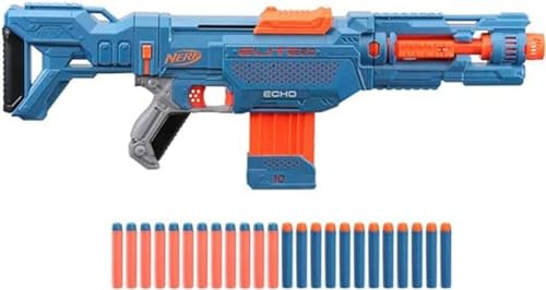 Nerf Elite 2.0, blaster Echo CS-10, 24 fléchettes Nerf, char