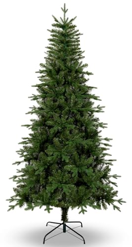 Uten Sapin de Noël Artificiel 180 cm, Réaliste PE Arbre Noël