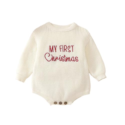FeMereina « My First Christmas » Body de Noël pour nouveau-n