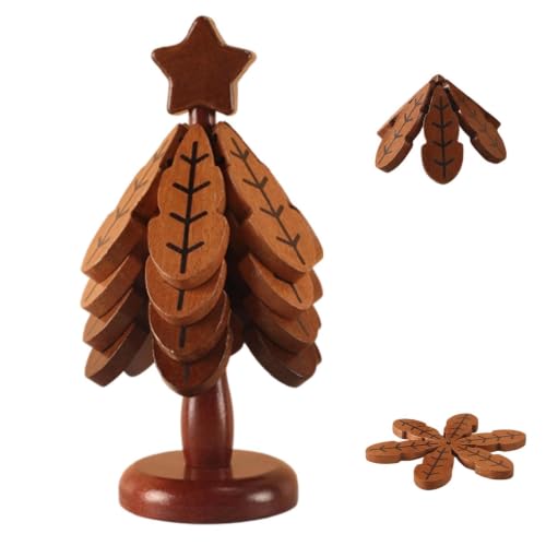 sous-Verres Sapin De Noël sous-Verres de Noël Pliables de Cu