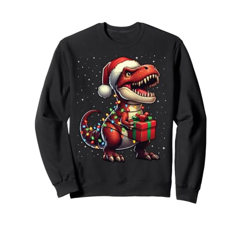 Lumières de Noël en forme de dinosaure T Rex pour garçons et