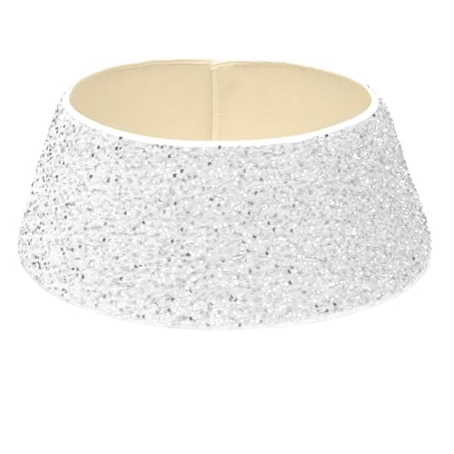 Couvre-Pied de Sapin de Noël à Paillettes, Cache-Pied pour D