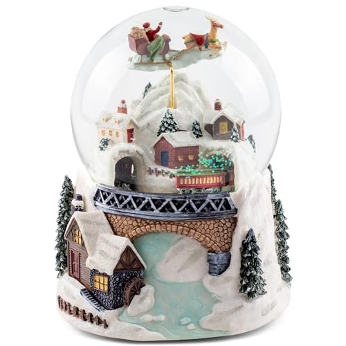 Musicbox Kingdom Boule à neige musicale de Noël 63060 avec t