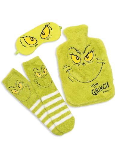 Coffret Bouillotte Grinch Relaxant