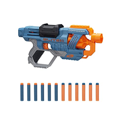 Nerf Elite 2.0, Blaster Commander RC-6, 12 fléchettes Nerf E