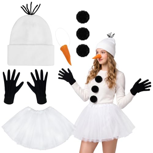 Costume Bonhomme de Neige Femme