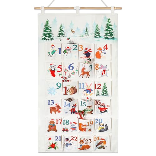 Calendrier Avent Hiver Animaux DIY