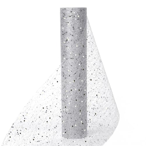 Muwodkdn Chemin de Table Non Tissé 30CM x 10Yards Organza Tu