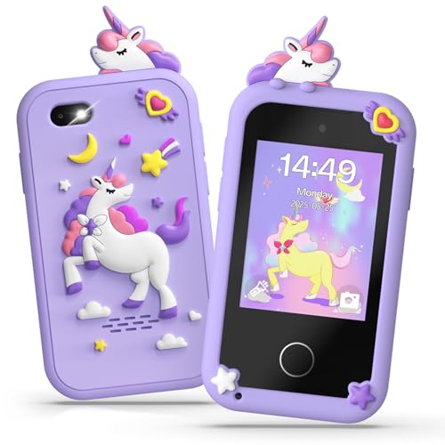 Smartphone Jouet Enfant 20 Jeux Lilas