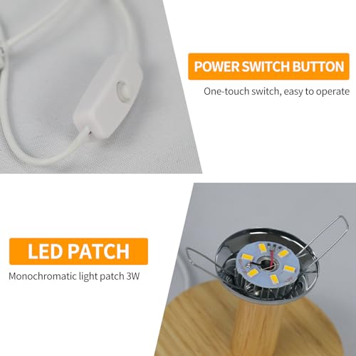 SOUHONEY Cadeau de Noël pour grand-mère, lampe de bureau, dé