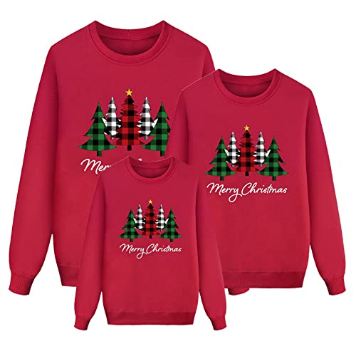 Pull Sweat Noël Famille Oversize
