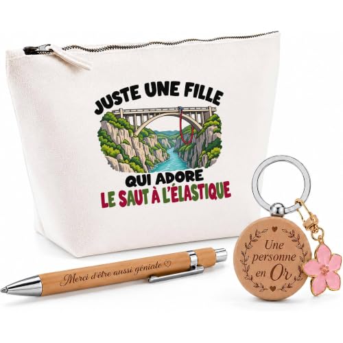 Coffret Cadeau Juste Une Fille Qui Adore Le Saut à lélastiqu