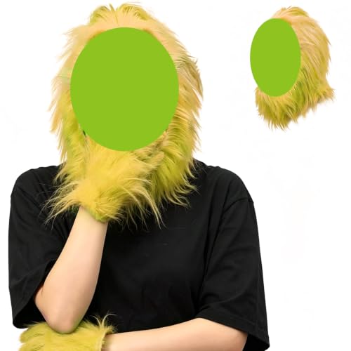 AEGNVED Masque de Noël Masque pour adulte,Masquede