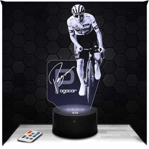 Lampephoto.fr - Lampe 3D Tadej Pogacar Cyclisme Décoration V
