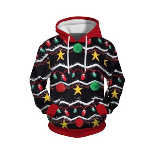 HELLORSOON Garçons Filles Noël Pull Tricoté Manches Longues,
