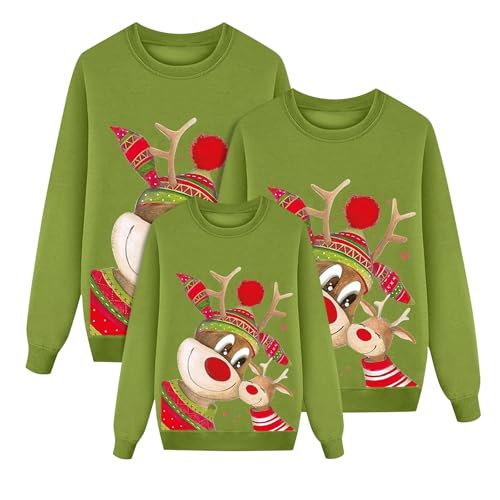 Générique Pull Noel Famille,Sweat-Shirts De NoëL pour Toute 
