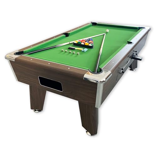 Table de billard verte 7 FT avec distributeur manuel de pièc