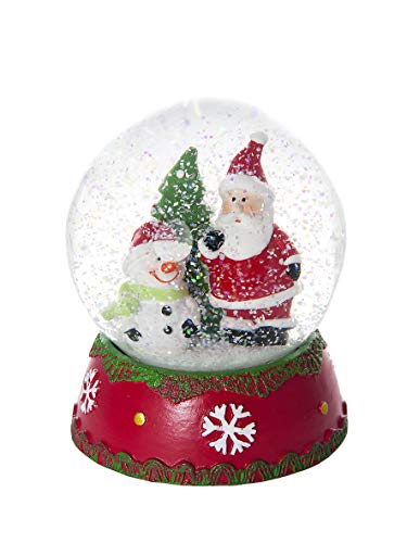 Mousehouse Gifts Noël Boule à Neige Musicale Pière Noël Jing