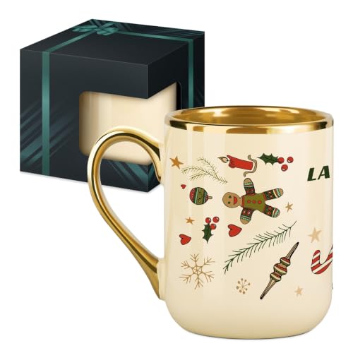 Maverton Tasse A Cafe en Ceramique pour Noel, Mug the avec P