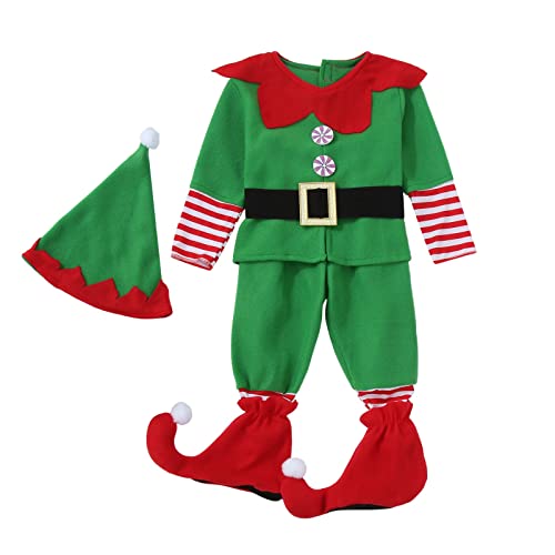 Générique Costume Lutin de Noël pour Enfants - Déguisement E