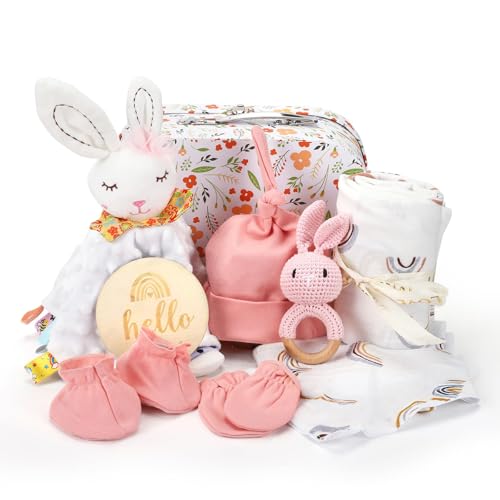 Coffret Naissance Mixte, Cadeau Bebe Naissance avec Jouet Do