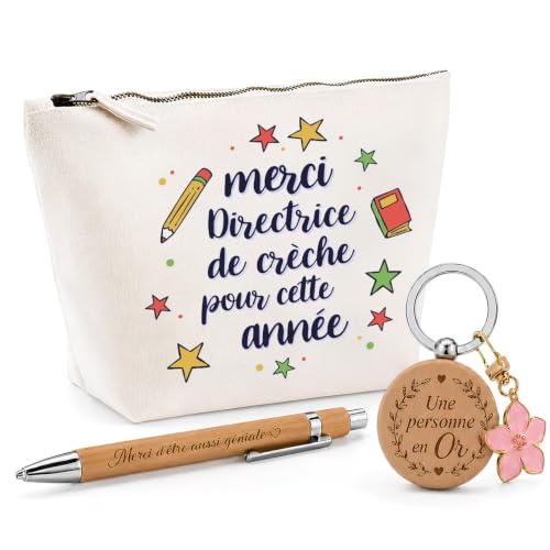 Cadeau Merci Directrice de crèche pour Cette année | Coffret