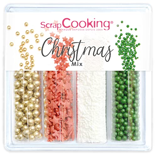 ScrapCooking - Décors Sucrés « Xmas Mix » 70 g - Assortiment