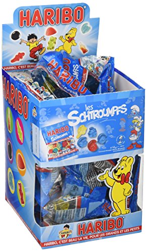 Haribo Bonbon Gélifié les Schtroumpfs 40 g x 30 Sachets