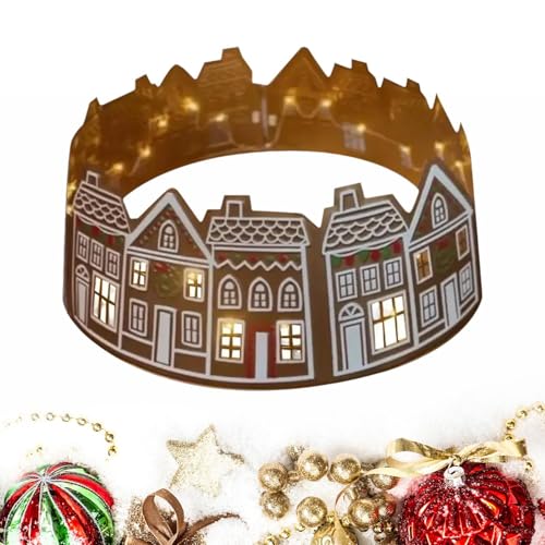 Qfdiwr Jupe De Sapin De Noël Lumineuse À LED - Cache Pied, D