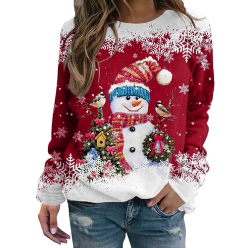 Générique Pull De Noel Femme,Femmes Automne Hiver décontract