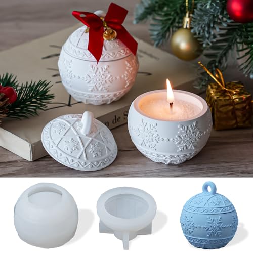 Moule Silicone Boule Flocon Neige