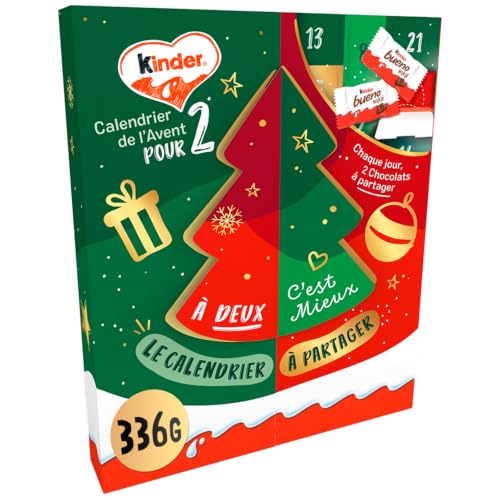 Kinder Calendrier de lavent à partager - 48 chocolats - 336 