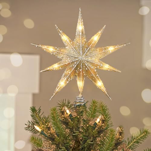 Cimiers et pointes de sapin de Noël