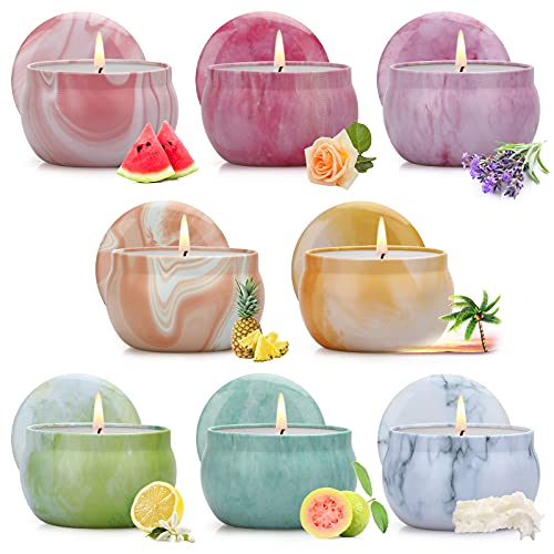 Coffret 8 Bougies Parfumées Femme