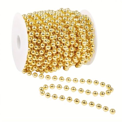 Guirlande de perles de 15 m - Ruban de perles pour sapin de 