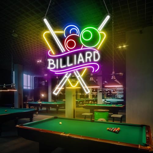 Panneau néon pour salle de billard - Décoration dintérieur