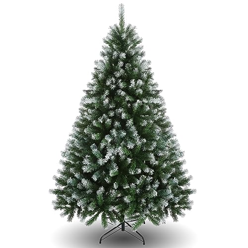 Sapin de Noël Artificiel de 180 cm avec Branches Pliables, 1