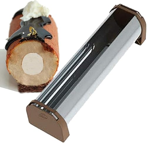 Gouttiere - Moule à bûche Ronde INOX Embouts Silicone Amovib