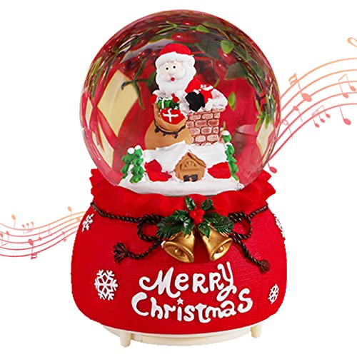 Lanterne Boule Neige Musicale Noël