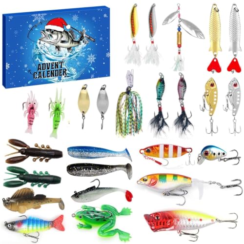 iZoeL Calendrier de lAvent Peche, Leurre Peche Carnassier, C