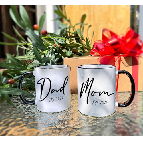 VLUG Est 2025 Ensemble de tasses pour nouveaux parents Cadea
