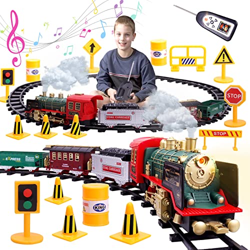 Train Électrique Enfant Lumières Fumée