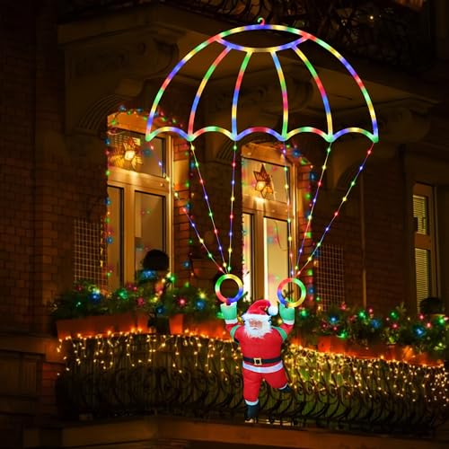 Moxled Décorations de Noël dExtérieur - Lumières DEL en Para