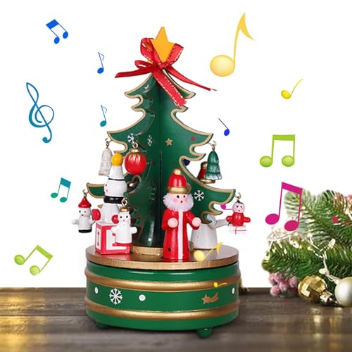 Boîte à musique pour arbre de fête de Noël, boîtes à musique