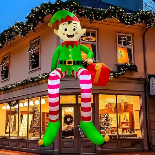 Elfe Gonflable Noël Extérieur 2,4m