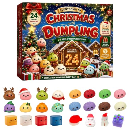 Calendrier Avent 24 Mini Squishies Noël