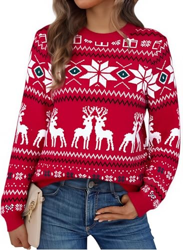Pull Noël Femme Moche Chaud Festif