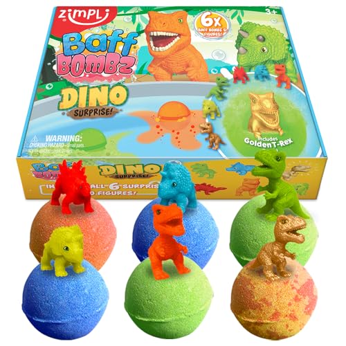 Lot 6 Bombes Bain Surprise Dinos