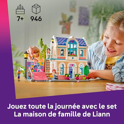 LEGO Friends La Maison de Famille de Liann - Jeu de Construc