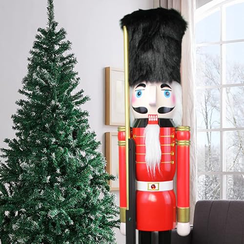 ECOM-CDL Figurine géante de casse-noisette En bois 4 feet So